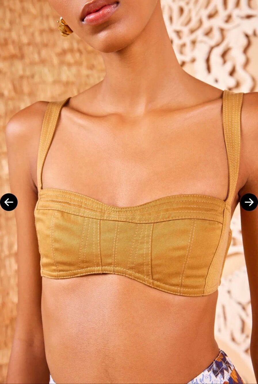 Ulla Johnson Maia Top In Fawn NWT Size 0